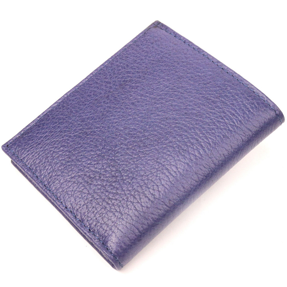 Стильный мужской кошелек из натуральной кожи KARYA 21060 Синий Киев - изображение 2