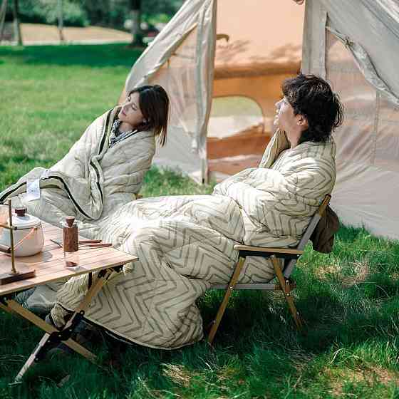 Спальний мішок Naturehike DP200 CNK2300SD012 правий, бежевий Київ