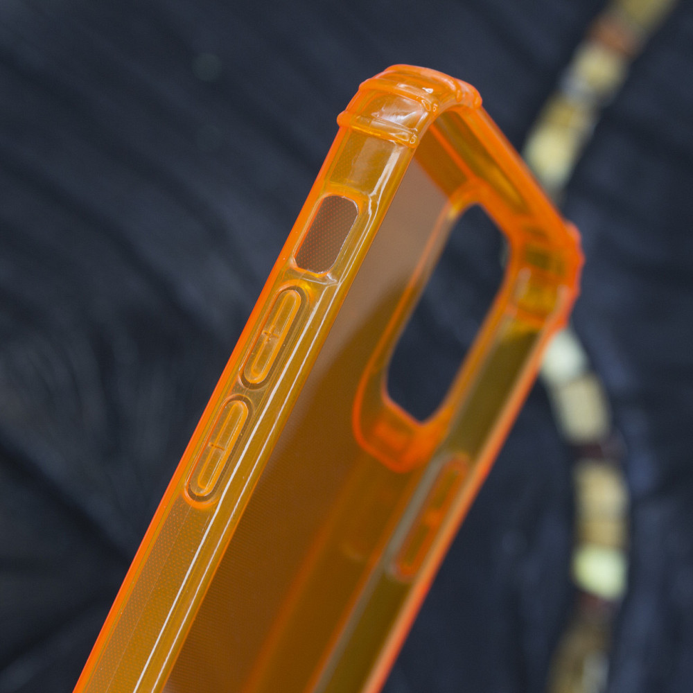 Чехол Бампер для Iphone 12Mini Orange Transparent Киев - изображение 4