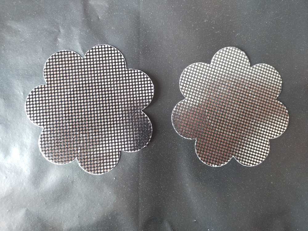 Наклейки на груди Квіточки, колір чорний, розмір 8см Київ - фото 1