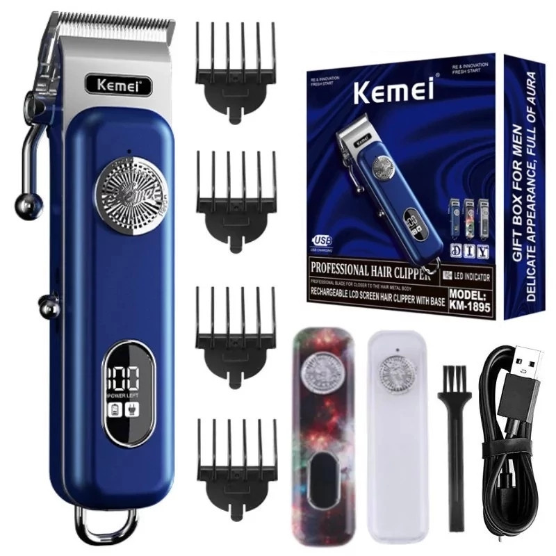 Машинка для стрижки волос Kemei Km-1895 для барберов Винница - изображение 1