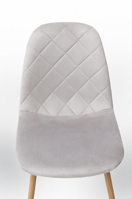 Стілець Ембер-L, термо/велюр світло-сірий Киев - изображение 5