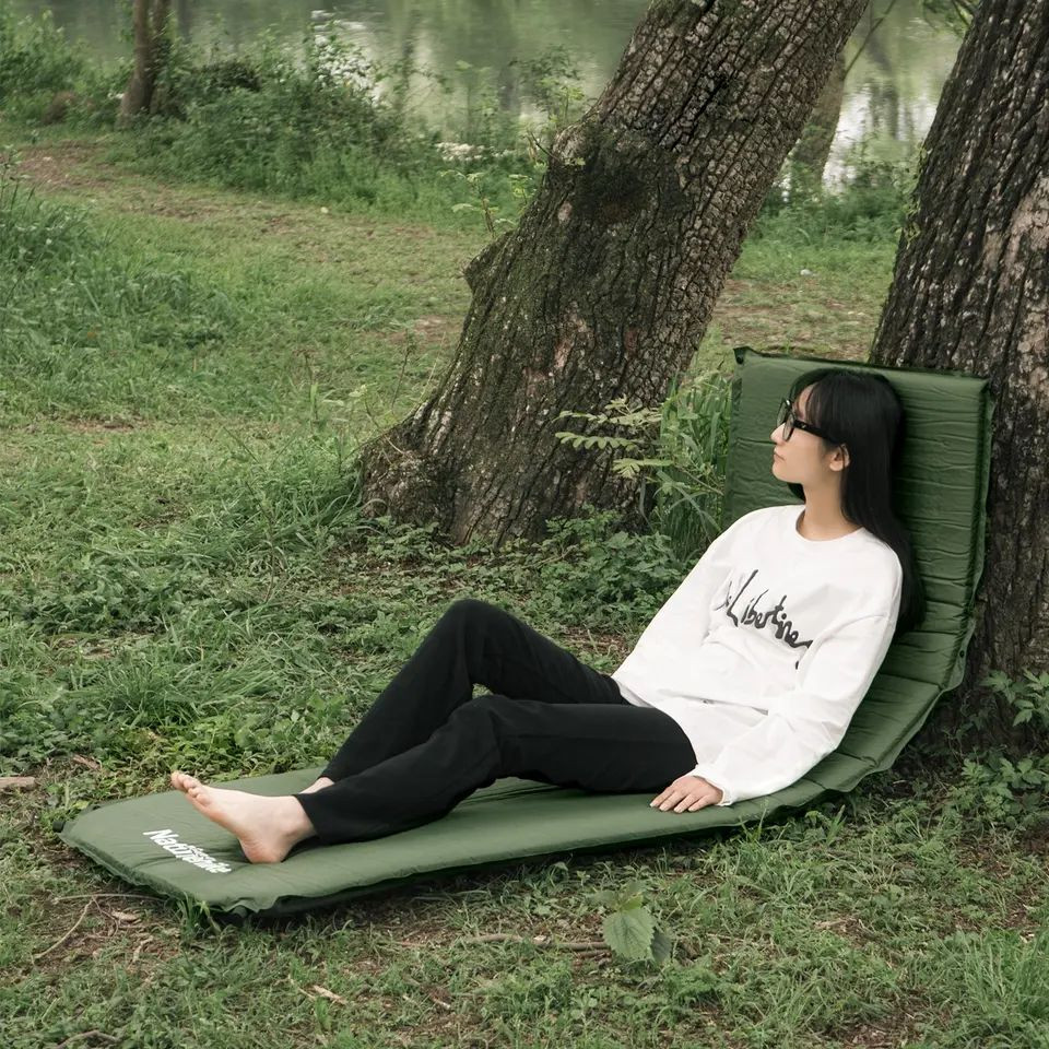 Матрац cамонадувний 5 см Naturehike NH20DZ003, темно-зелений Київ - фото 6