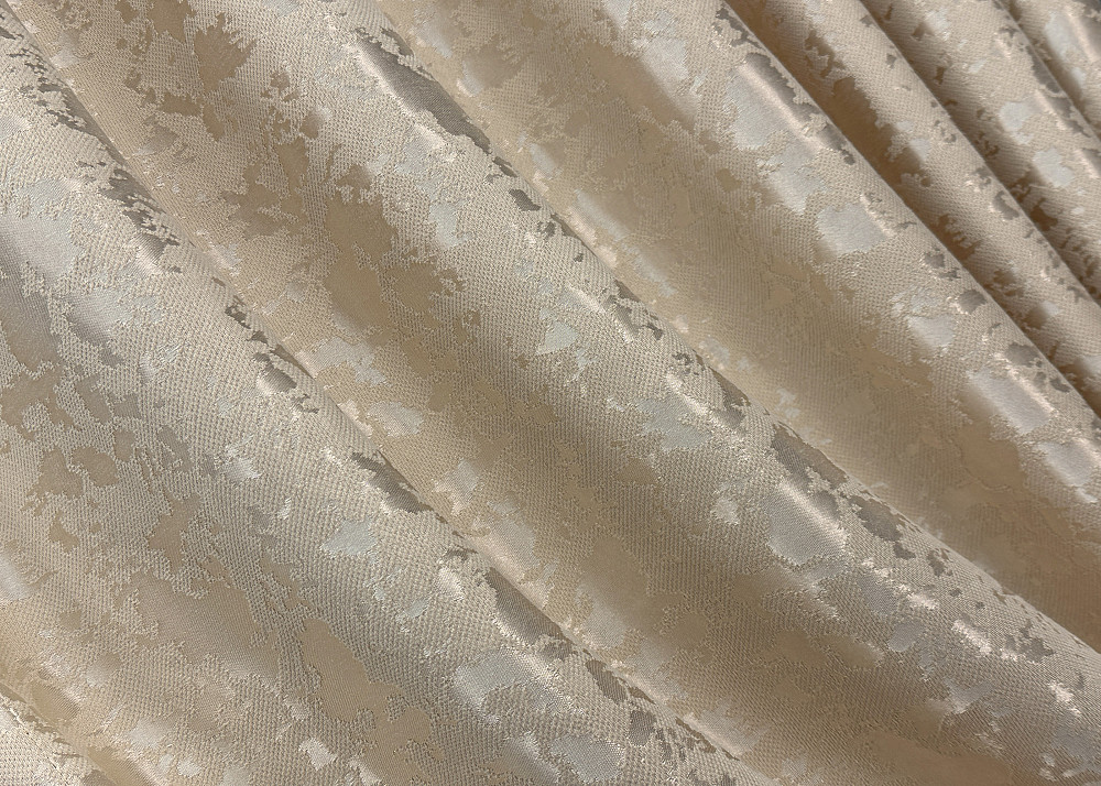 Комплект штор VR-Textil Лен Мрамор 150х270 2шт и Тюль 600х270 1713ш-1276т Айвори с белым 71-010/5 Киев - изображение 5