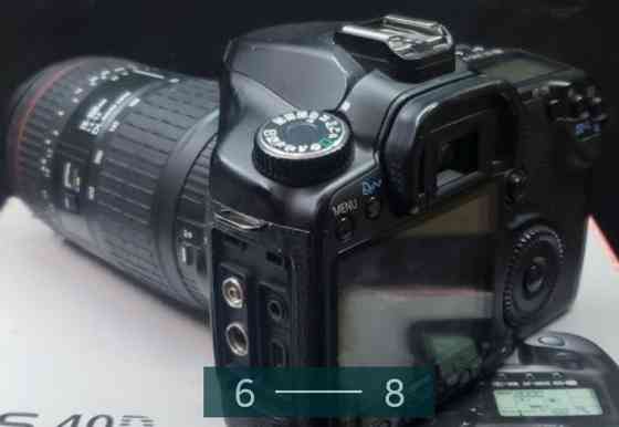 Фотоапарат Canon 40D з об'єктивом Sigma 70-300 mm. Київ