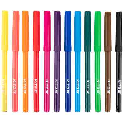 Фломастеры Kite Classic 12 цветов (K-447) Винница