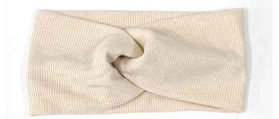 Повязка женская модная светло-бежевая Киев