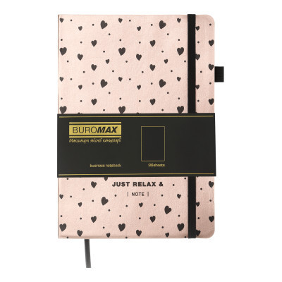 Книга записна Buromax Relax А5 96 аркушів, без лініювання рожеве золото (BM.295001-10) Вінниця - фото 2