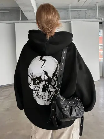 Худі жіноче, світшот чорний, модна толстовка 2700321991 розмір 44 Дніпро