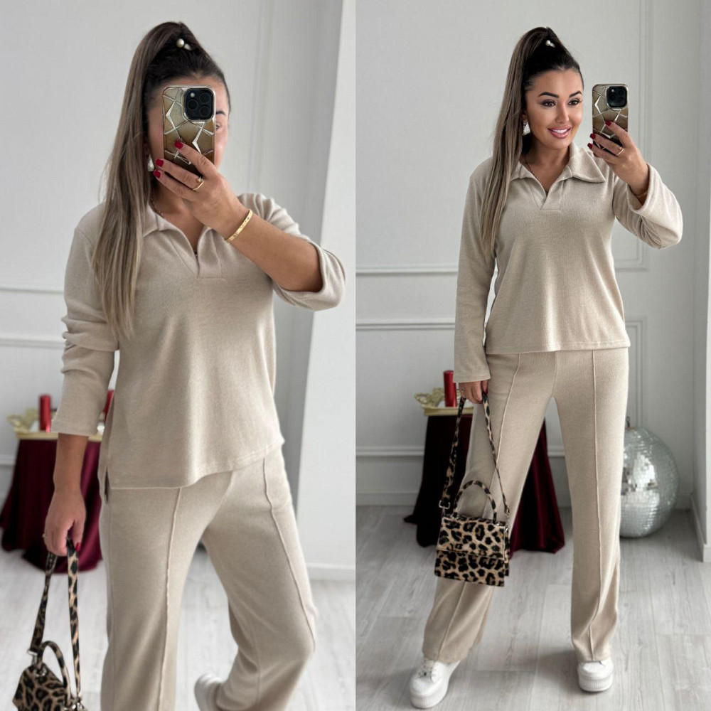 Женский базовый вязаный костюм двойка из ангоры Таш, 40/42 Одесса - изображение 1