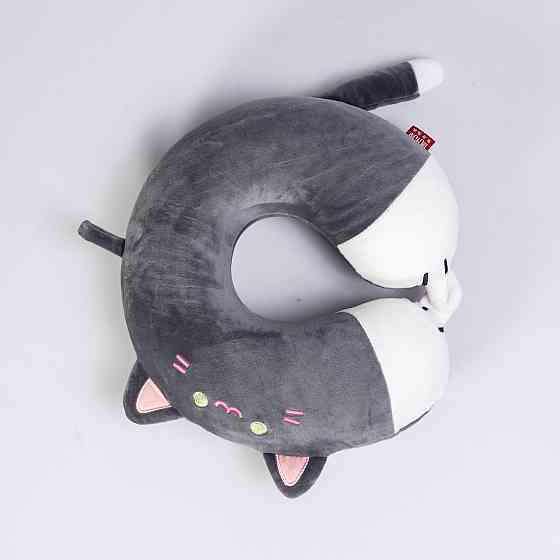 Подушка для шиї Kitty U-подібна темно-сіра HP-56-11BG Коломия