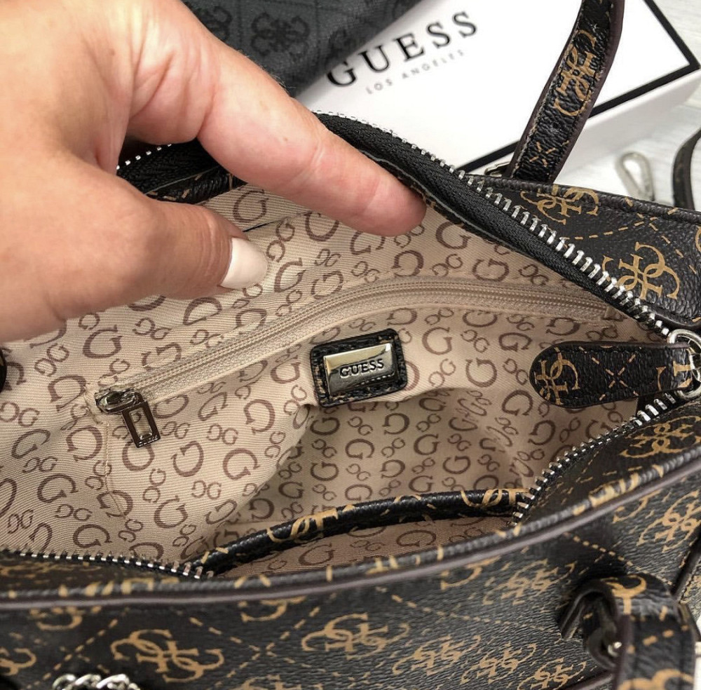 Женская сумка Guess (814) brown Киев - изображение 5