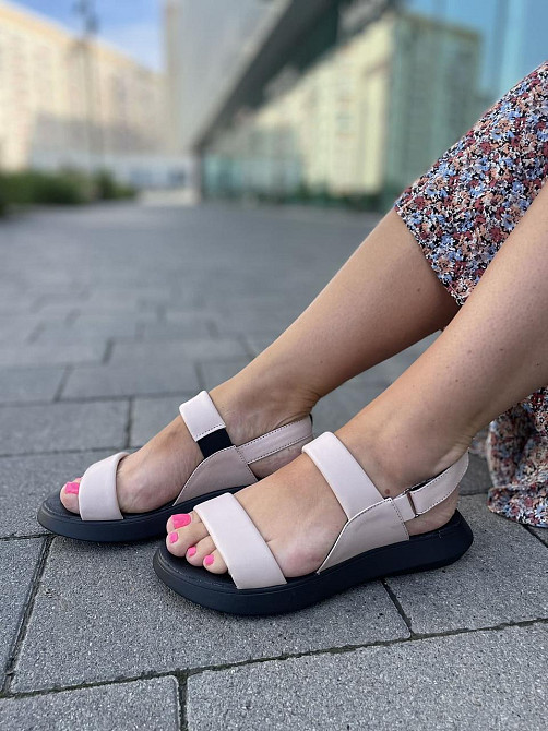 teona Босоніжки жіночі TEONA 290 пудра (літо, шкіра натуральна) (5246) Коломия - фото 8