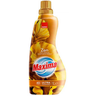 Кондиціонер для білизни Sano Maxima Zen Суперконцентрований пом&apos;якшувач 1 л (7290102992843) Вінниця - фото 1