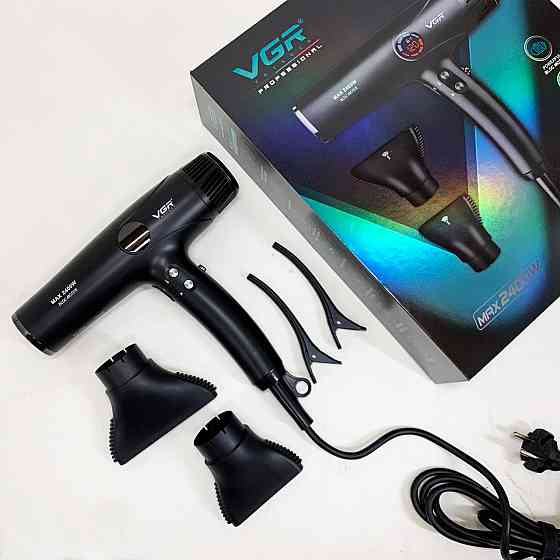 Фен з регулятором потужності і температури VGR, Фен з регульованою швидкістю і температурою JR-67 Івано-Франківськ