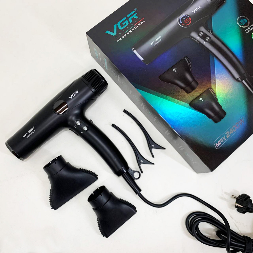 Фен з регулятором потужності і температури VGR, Фен з регульованою швидкістю і температурою JR-67 Івано-Франківськ - фото 3