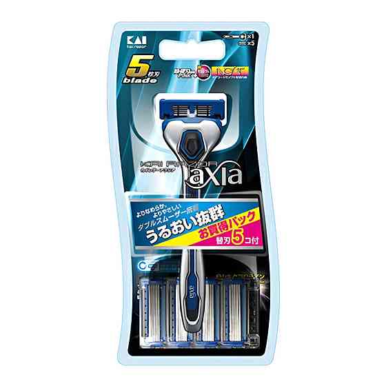 Бритва КАІ Axia тримач + леза 5 шт Kai razor Вінниця
