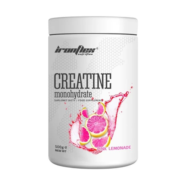 Креатин Iron Flex Creatine Monohydrate 500 g (Pink lemonade) Луцьк - фото 1