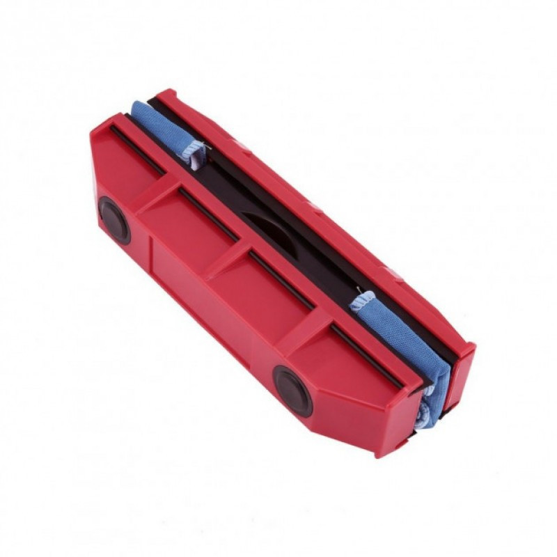 Щітка магнітна для миття скла з двох боків Glider Червона пт Одеса - фото 1