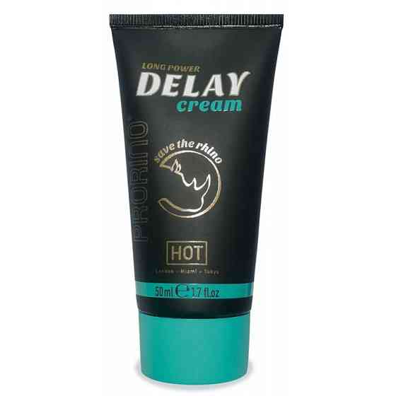 Крем пролонгатор для мужчин HOT Prorino Delay Cream, 50 мл Sex Aura Киев