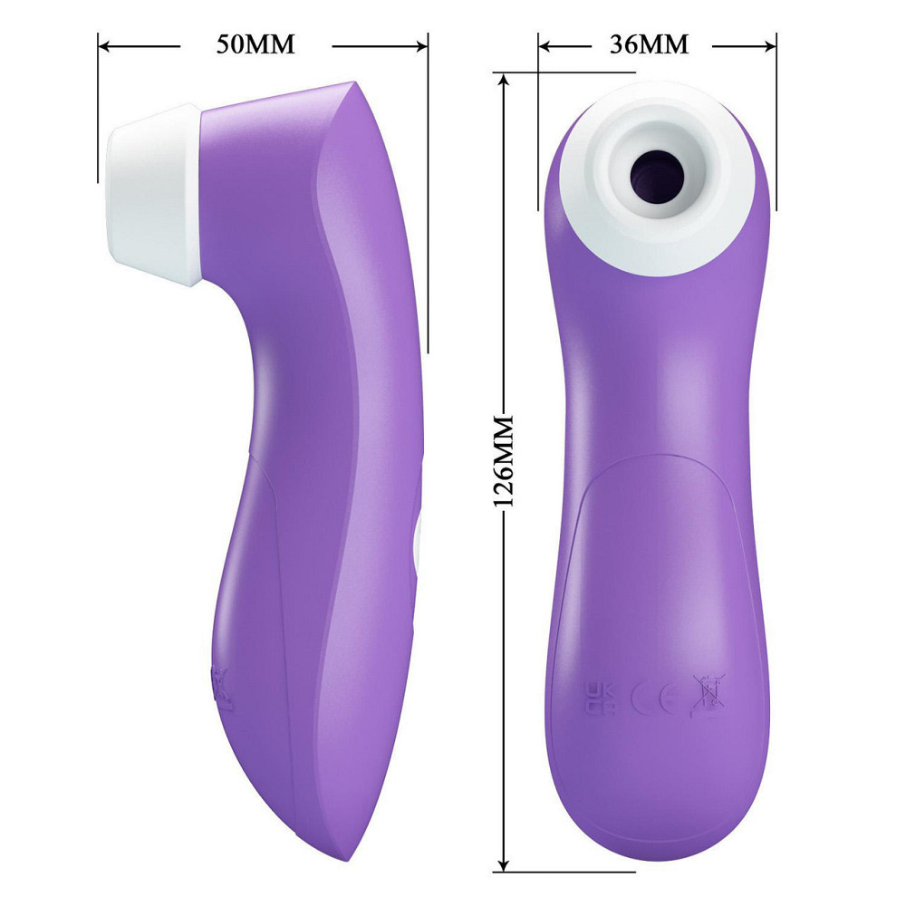 Вакуумний стимулятор - Romance Sucking Pleasure Stimulator Breeze Purple Sex Aura Київ - фото 9