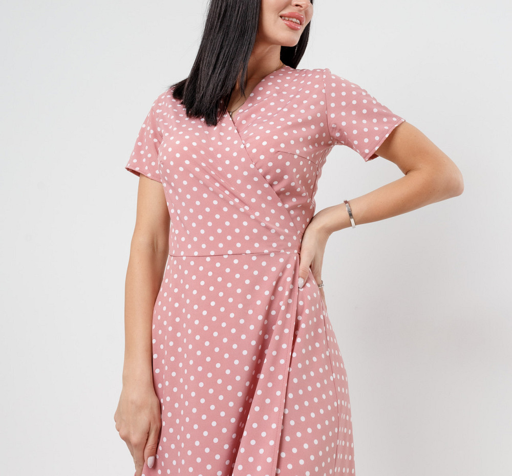 Летнее платье в пол Кайли 42, Фрезовый Киев - изображение 3