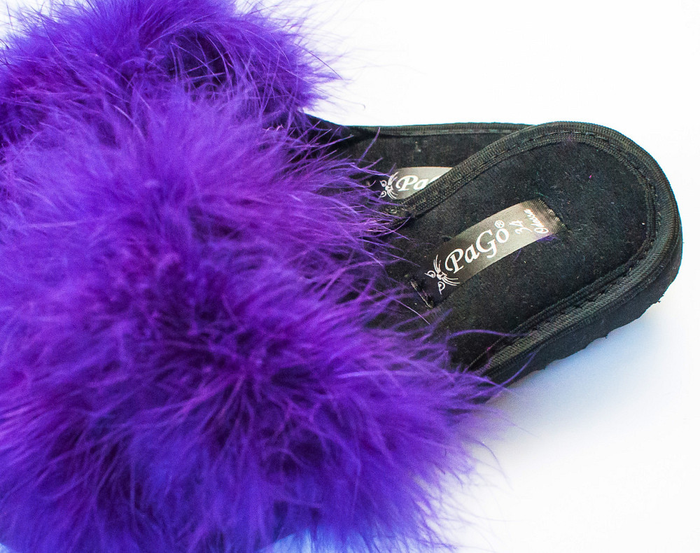 Тапочки детские для девочки PaGo Марабу  фиолетовые Одесса - изображение 3