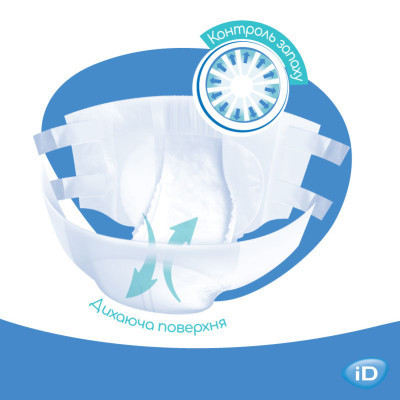 Підгузки для дорослих ID Slip Extra Plus Large талія 115-155 см. 30 шт. (5411416047667) Вінниця - фото 4