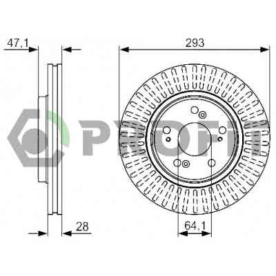 Гальмівний диск Profit 5010-1820 Вінниця