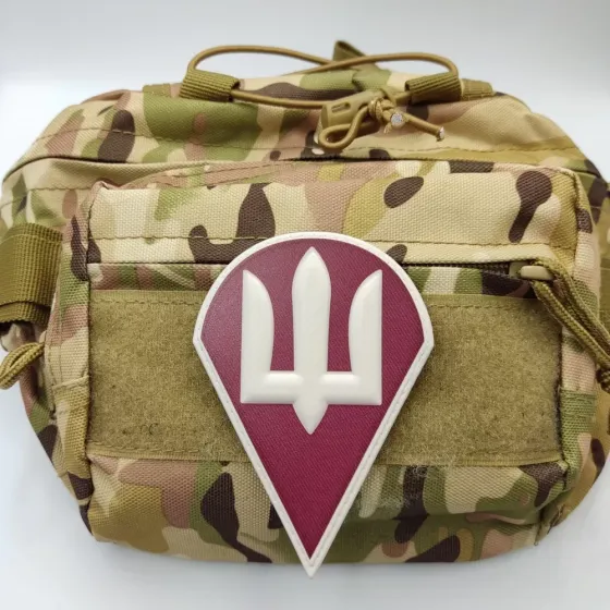 Патч / шеврон Десантно-штурмових військ Збройних Сил України об'ємний Запоріжжя