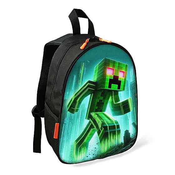 Рюкзак Minecraft Кріпер дитячий шкільний/міський 34х27х13 см для хлопчика (02432) Київ