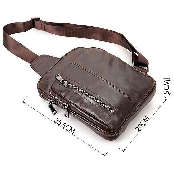 Сумка мужская Vintage 14415 Коричневая Киев