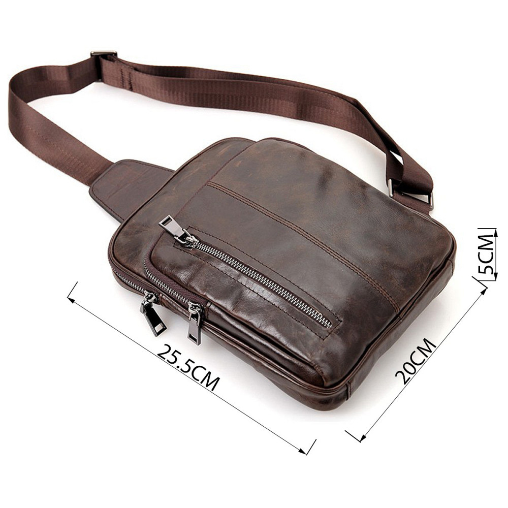 Сумка мужская Vintage 14415 Коричневая Киев - изображение 3