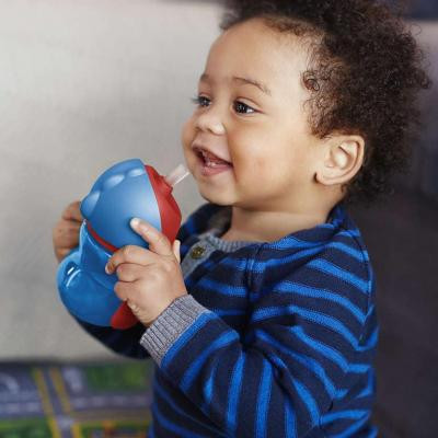 Поильник-непроливайка Philips AVENT с трубочкой 210 мл, 9 мес+ синий (SCF796/01) Винница - изображение 3