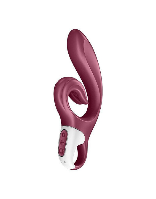 Вібратор-кролик Satisfyer Love Me Red, гнучкий, відросток з потрійним кінчиком Sex Aura Київ - фото 2
