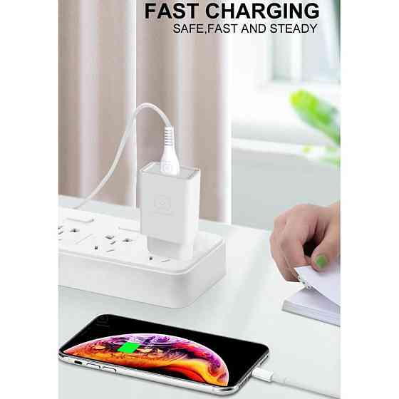 Сетевое зарядное устройство с кабелем WUW-T82 Single USB home charger set micro Одесса