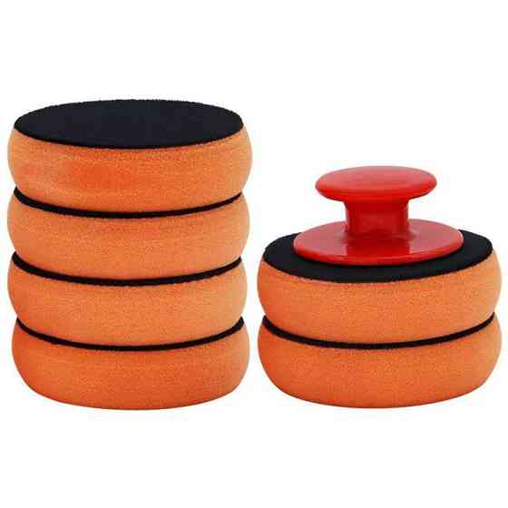 Набір губок для ручної поліровки авто, 5 шт. Київ