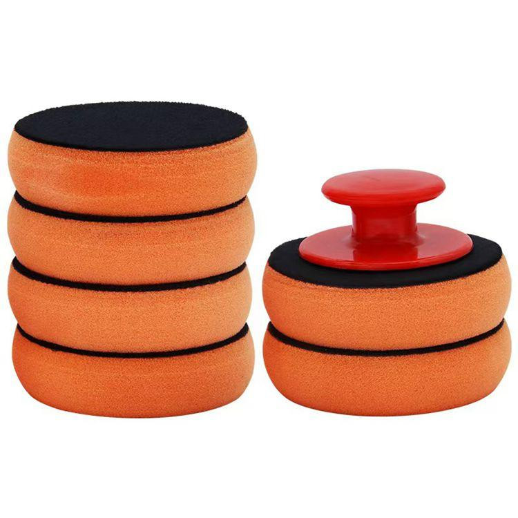 Набір губок для ручної поліровки авто, 5 шт. Київ - фото 4