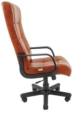 Офисное Кресло Руководителя Richman Virginia Madras Cognac Пластик М2 AnyFix Коричневый Киев