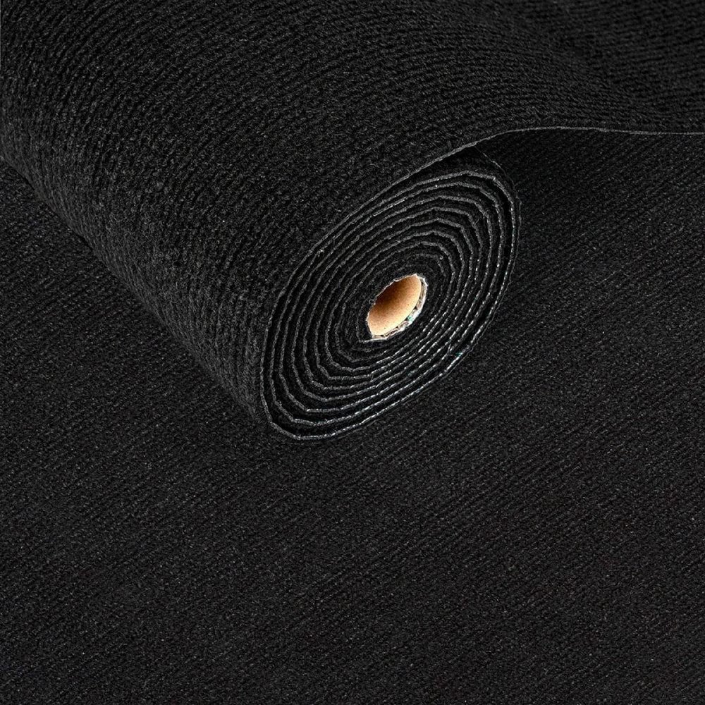 Чёрная самоклеящаяся плитка под ковролин, рулон Киев - изображение 1