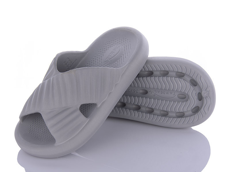 Жіночі шльопанці навкрест пінка foam сірі Одеса - фото 5