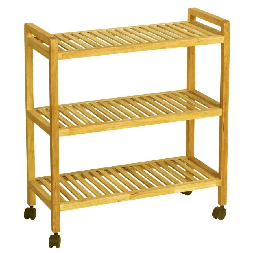 Этажерка для ванной на колёсиках 