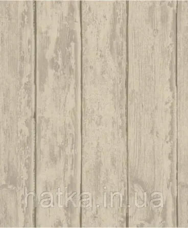 Шпалери вінілові на флізеліні Rasch Clasik 0,53х10 під дерево під дошку ефект старовини бежеві сірі Київ