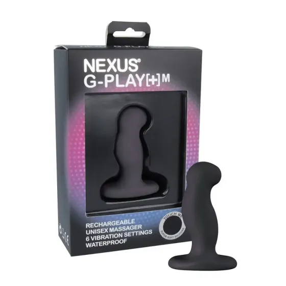 Вібромасажер простати Nexus G-Play Plus M Black, макс. діаметр 3 см, перезаряджуваний Львів