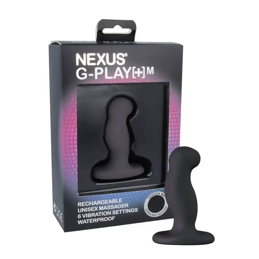 Вібромасажер простати Nexus G-Play Plus M Black, макс. діаметр 3 см, перезаряджуваний Львів - фото 2