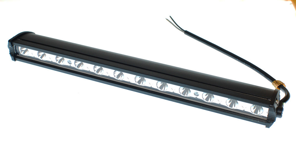 Світлодіодна фара AllLight E-36W однорядна 12chip OSRAM 3535 spot 9-30V Харків - фото 2