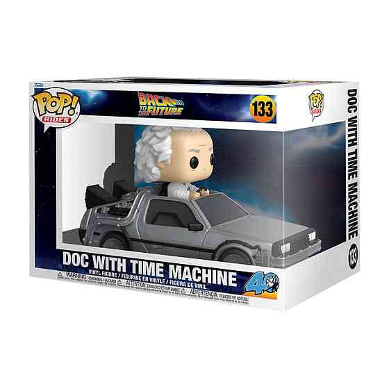 Ігрова фігурка Funko POP! Rides серії Назад у майбутнє - Док у машині часу Днепр