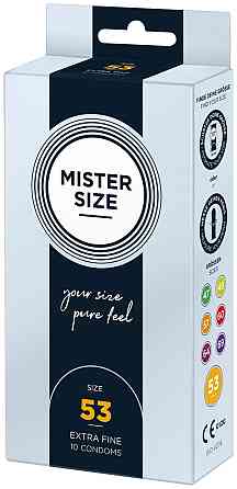 Презервативы Mister Size 53 mm (10 шт) Sex Aura Киев