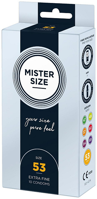 Презервативы Mister Size 53 mm (10 шт) Sex Aura Киев - изображение 1