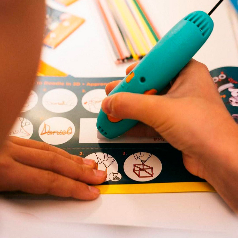 Набір стрижнів для 3D-ручки 3Doodler Start - Мікс (75 шт: помаранчевий, жовтий, зелений) Дніпро - фото 6